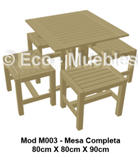 mesa con cuatro sillas beige conjunto para exterior o terrazas y jardines
