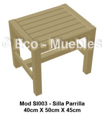 silla cuadrada o banco cuadrado color beige para exteriores de alta durabilidad