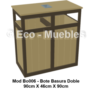 Bote de basura de plástico SI006