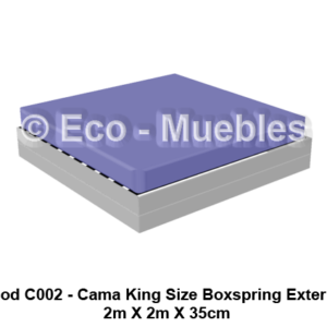 Cama balinesa de plástico C002