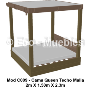Cama balinesa de plástico C009
