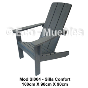 Silla y banco de plástico SI004