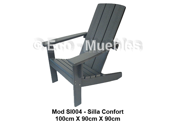 Silla y banco de plástico SI004